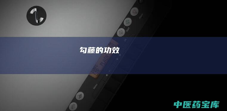 勾藤的功效