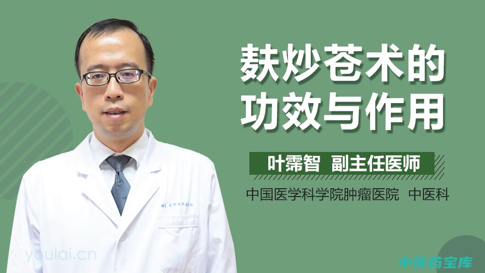 炒苍术与作用